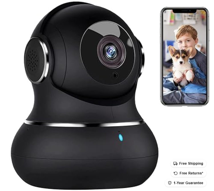 360° Indoor Security Camera - For Safety and Peace of Mind Kalsten